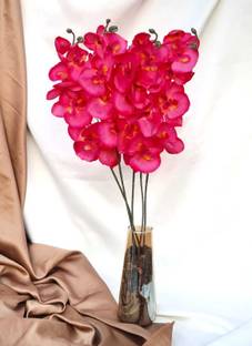 Satyam Kraft Clear Orchids Artificial Flower