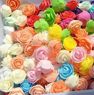 SHIVAMKRAFT Multicolor Rose Artificial Flower