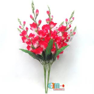 OM COLLECTIONS Gladiolus artificial flower Pink Gladiolus Artificial Flower