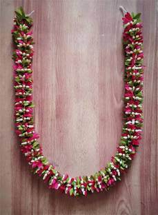 SujArta Garland, Beautiful 20 Inch Artificial Jasmine Flower Mala -Photos Pink Jasmine Artificial Flower