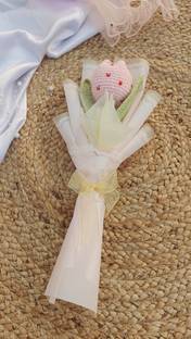 Knotsngifts Knotsngifts Pink Tulip Heart Bouquet Multicolor Tulips Artificial Flower