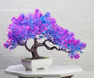 Sanol artificial plant with pot bonsai wild flower for & office décor Bonsai Wild Artificial Plant  with Pot