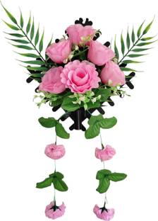 abhay flowers and fashion Multicolor Rose Artificial Flower