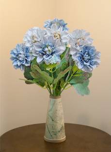 Artsy DIY craft, jasmine flower bunch, 7 branches, Blue Blue Jasmine Artificial Flower