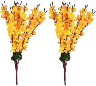 zoanto Yellow Orchids Artificial Flower