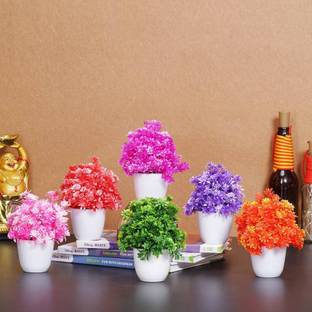 octa fashion Plants Multicolor Callalily Artificial Flower  with Pot