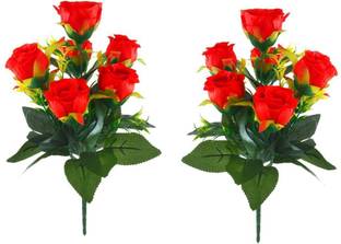 AK Creation Red Rose Artificial Flower