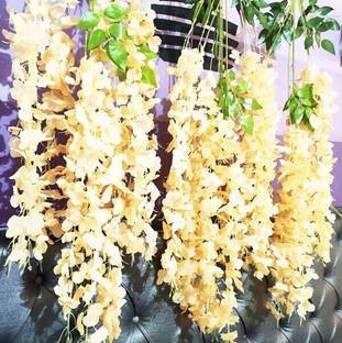 zoanto Beige Westeria Artificial Flower