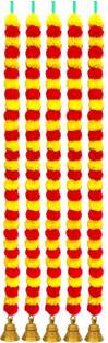 Onlinehozari Multicolor Marigold Artificial Flower