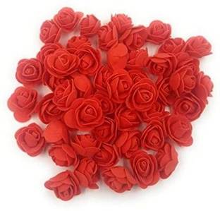 Nimkar's Foam Artificial Flower Roses RED Shade Roses for DIY Wedding Flower Red Rose Artificial Flower