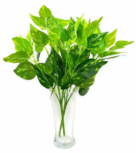 well art gallery Well Art Gallery Set of 2 Artificial Fake Plant Bunch Without Pot for Decoration Green Tulips Artificial Flower