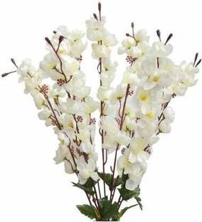 zoanto White Orchids Artificial Flower
