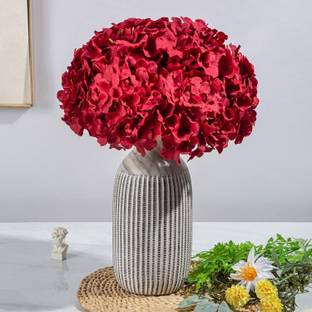 zoanto Red Hydrangea Artificial Flower