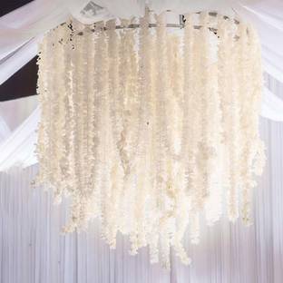 zoanto White Westeria Artificial Flower