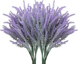 Curated Cart Lavender Flowers Pack Of 2 Multicolor Lavender Artificial Flower