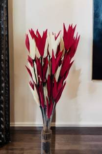 SUBHAJIT Red, White Wild Flower Artificial Flower