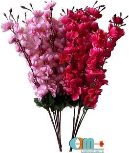 OM COLLECTIONS Orchids Artificial Flower Pink Orchids Artificial Flower