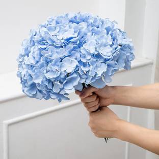 well art gallery Blue Hydrangea Artificial Flower