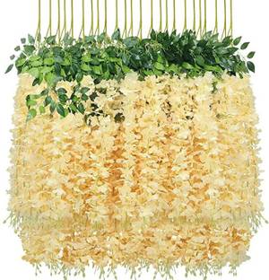 zoanto Beige Westeria Artificial Flower