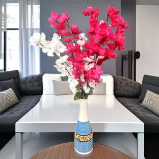 Akaar Cherry Blossome White, Red Cherry Blossom Artificial Flower