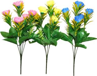 TFH Hidooa artificial flowers for room decoration flower Multicolor Rose Artificial Flower