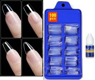 SEUNG STAY LONG LASTING COMFORTABLE ARTIFICIAL NAILS TRANSPARENT