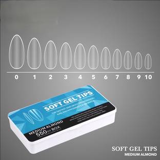 RANORE Soft Gel Nail Tips | Full Cover Soft Nail Tips for Artificial Nails Extension CLEAR