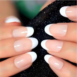 Shhagan Simple and Sophisticated Nails white, peach