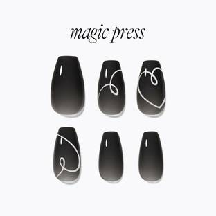 DASHING DIVA Magicpress Drawing Heart Black