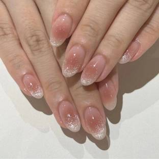 Slay On Designer Abs Plastic Artificial Nails Pink