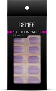 Renee Stick On Nails - BN 08 BN 08, Purple