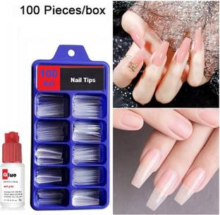 FELICECHIARA False Nails Art Accessary Transparent Free Nail Glue Long Nails Transparent TRANSPARENT