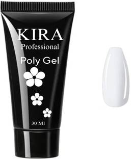 KIRA Poly Extension Gel for Nail Clear Jelly Gel white