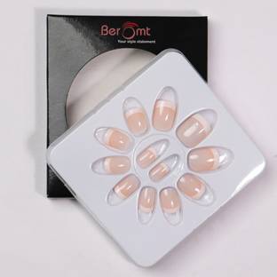 BEROMT FRENCH TIPS - 144 (NAIL KIT INCLUDED) Multicolor