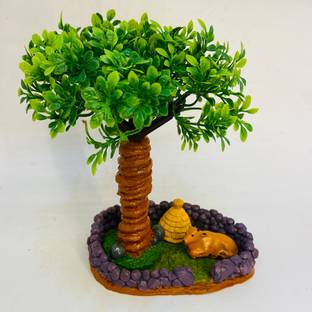 GoldFish Solutions Bonsai Wild Artificial Plant  with Pot