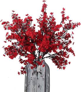 Dekorly Artificial Flower For Office Decor Wedding Anniversary Bonsai Wild Artificial Plant