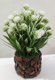 BAARIG Natural Looking Bonsai Wild Artificial Plant  with Pot