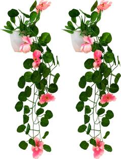 fancymart Flower Hanging Wild Artificial Plant  with Pot