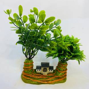 GoldFish Solutions Bonsai Wild Artificial Plant  with Pot