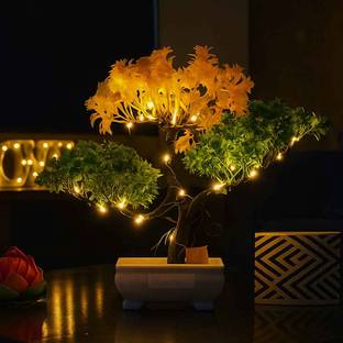 Handybee Faux Tree for Home Decor - Faux Tree Indoor Decor Bonsai Wild Artificial Plant  with Pot