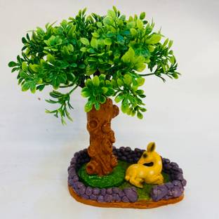 GoldFish Solutions Bonsai Wild Artificial Plant  with Pot