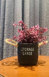 Ryme 22 Cm / 8 Inches Bonsai Wild Artificial Plant  with Pot