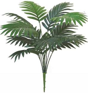ANANDANI Anandani 12 Leaves Areca Palm Indoor Plant for Home/Shop/Office Decor/Gifting Bonsai Artificial Plant  with Pot