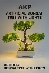 Akp Artificial Bonsai Plant with Pot For Home Office Decoration Bonsai Wild Artificial Plant  with Pot