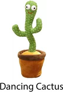 Pressel Dancing Cactus Talking Toy for Kids - Funny Education Toys for Baby, Children Artificial Plant  with Pot