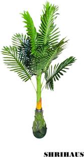 ShriHaus 3Ft Artificial Areca Palm Tree, Indoor/Outdoor Plant with UV-Resistant Leaves Artificial Plant
