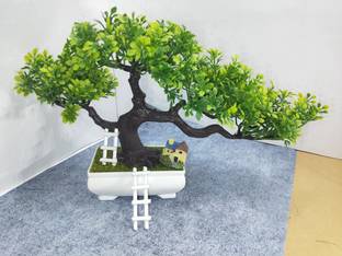 Rakakart RAKAKART-beautiful artificial plant ,tiny house,for home decor. Bonsai Wild Artificial Plant  with Pot
