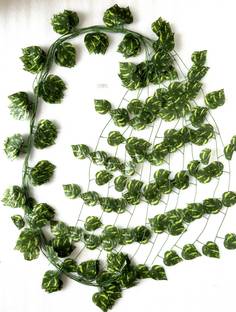 Decosoma Money Plant Strings for Indoor & Outdoor Decoration(1string),7ft Length Artificial Plant