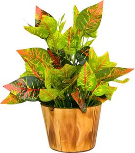 fancymart faux Leaves in Wooden Pot appeal of your interior décor Bonsai Artificial Plant  with Pot
