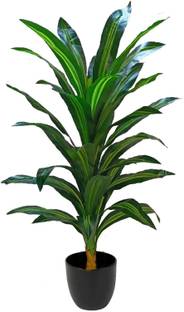 Hyperboles 5 Feet Big Artificial banana Plant Without Vase For Home Decor Wild Artificial Plant